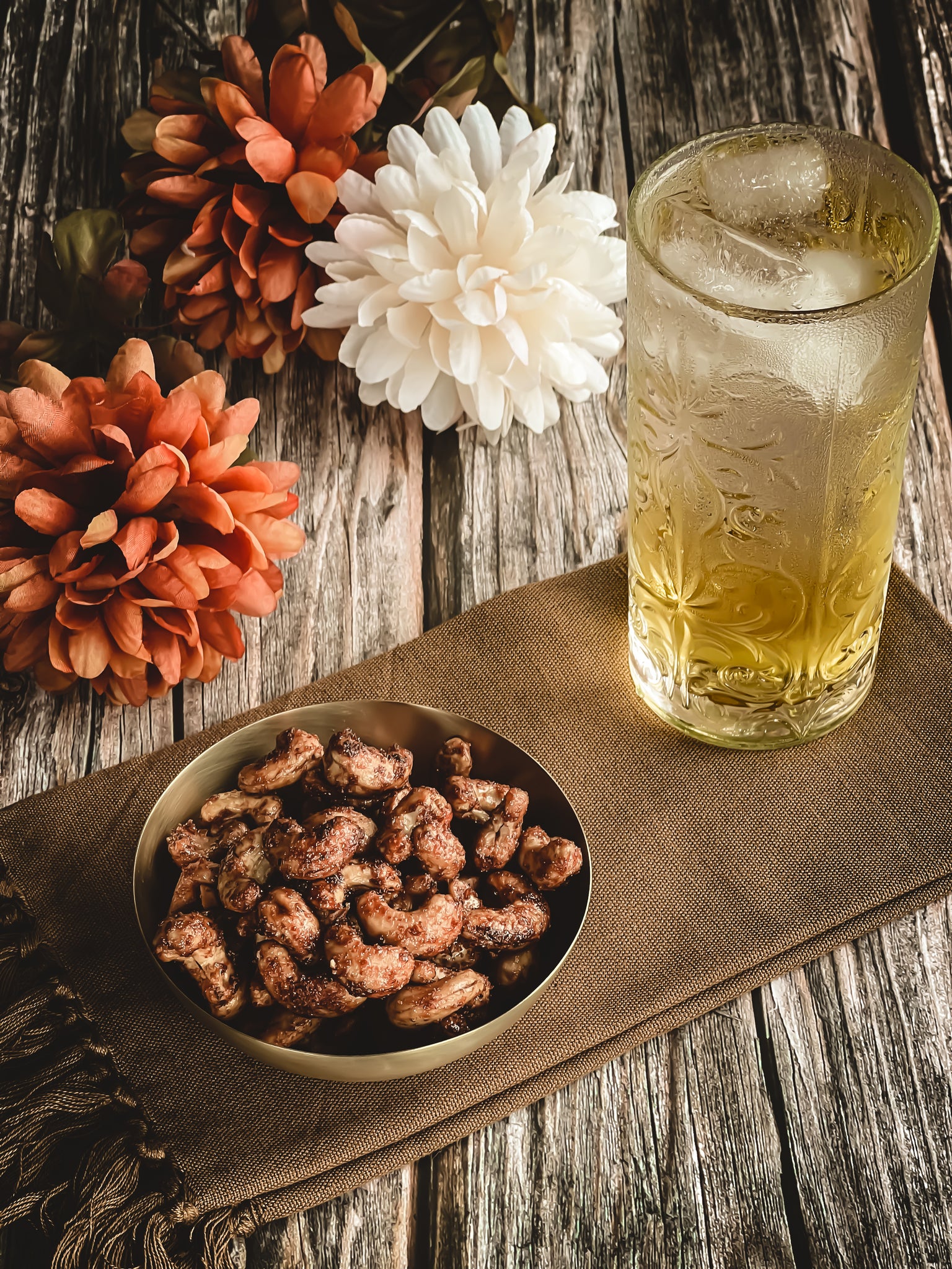 Maple Soy Sticky Nuts