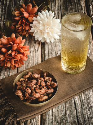 Maple Soy Sticky Nuts
