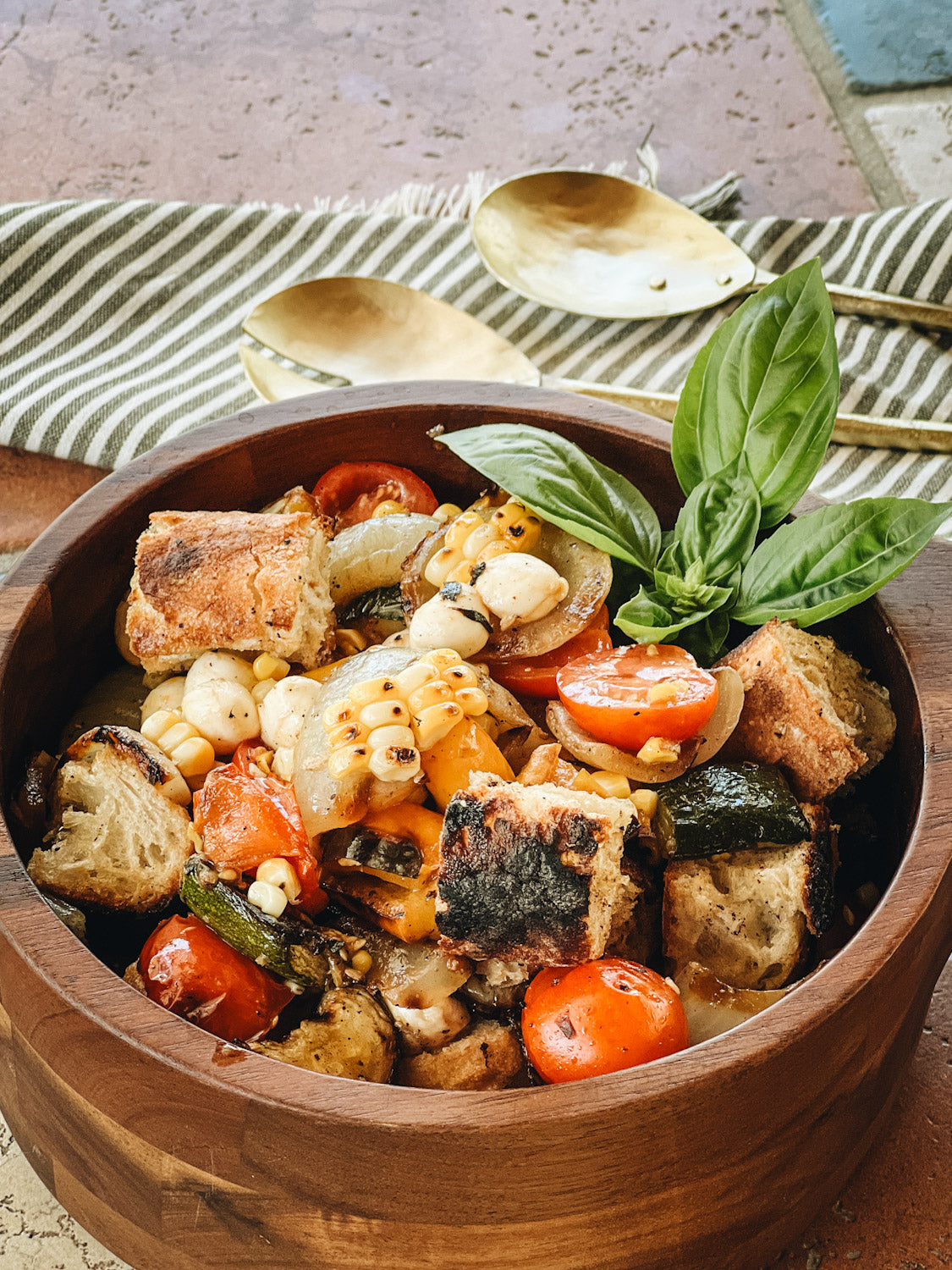 Grilled Panzanella Salad