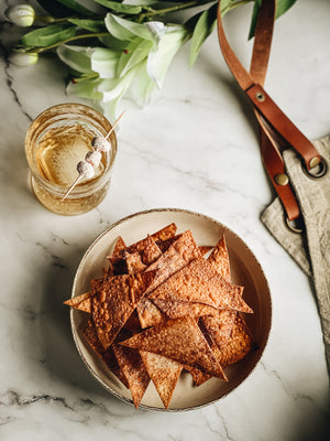Cinnamon Sugar Wonton Chips
