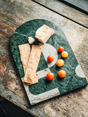 Abstract Marble Cheese Board