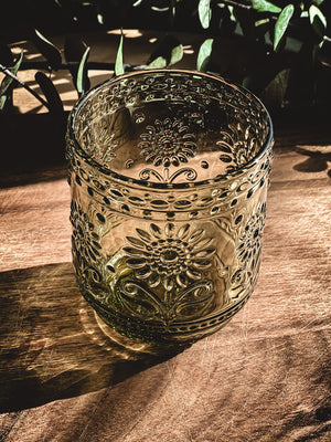 Golden Afternoon Drinking Glass