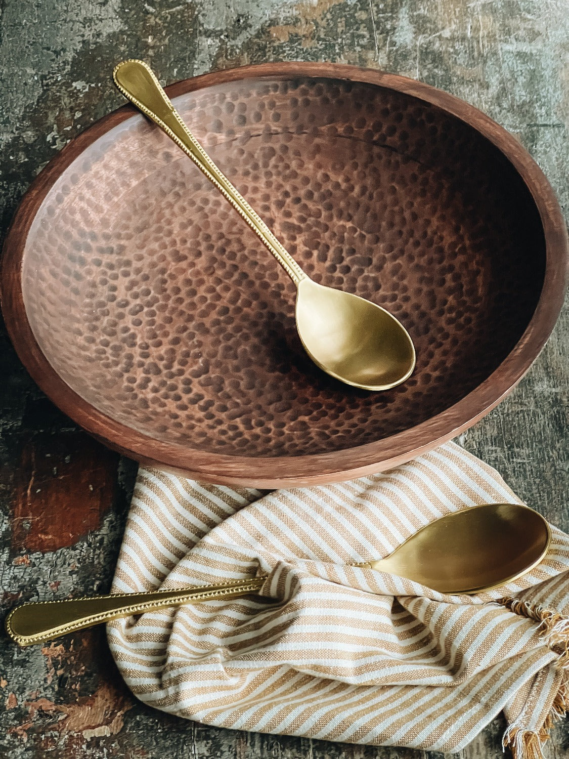 Brass Serving Spoon