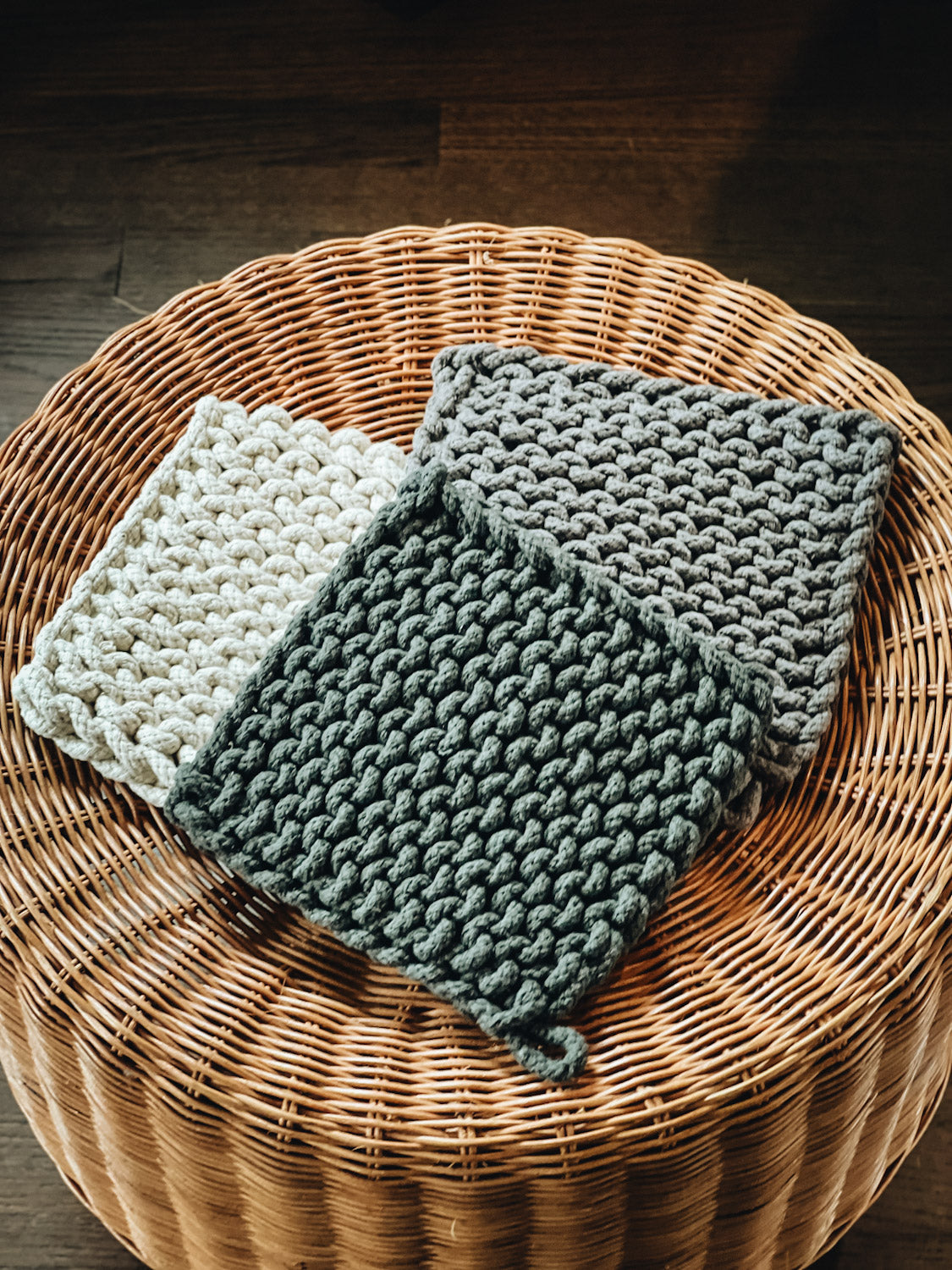 Chunky Pot Holder/ Trivet