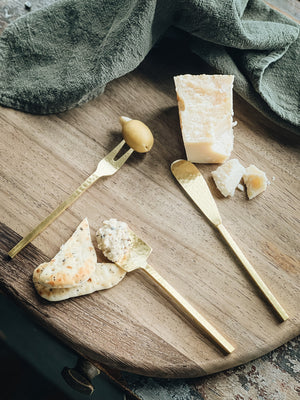 Hammered Appetizer Cutlery Set