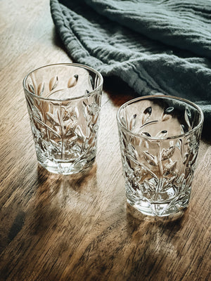 Italian Crystal Shot Glasses, Set 2