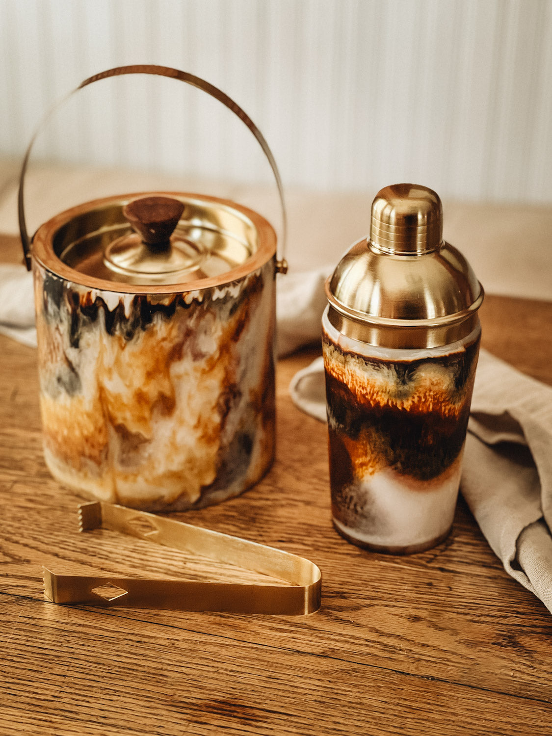 Kalahari Ice Bucket and Tongs