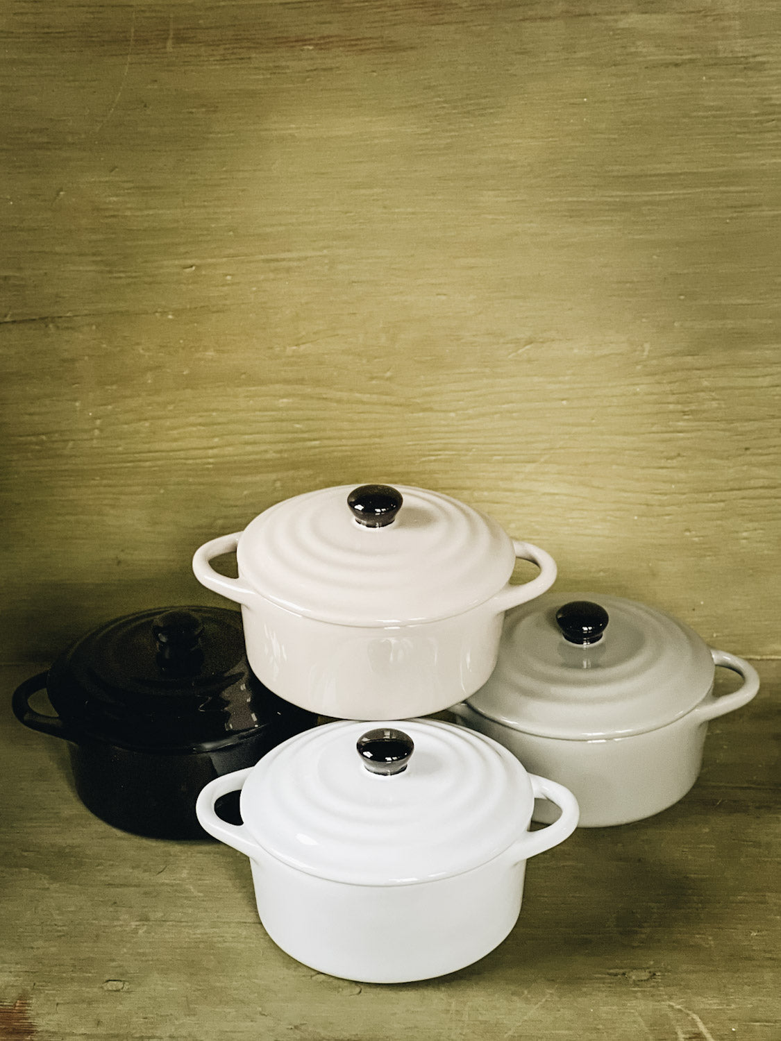 Mini Casserole Cocotte Dish Set 4