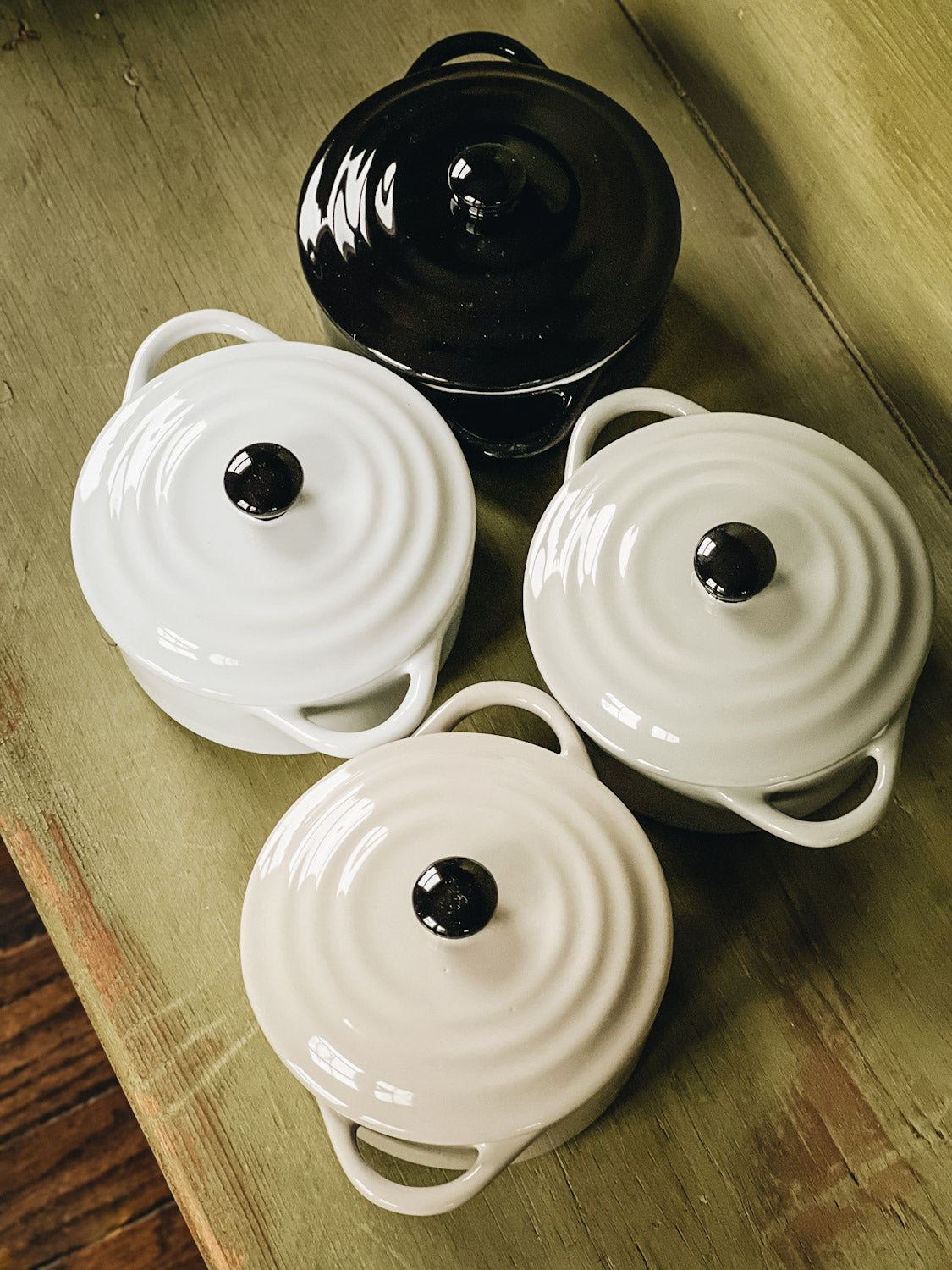 Mini Casserole Cocotte Dish Set 4