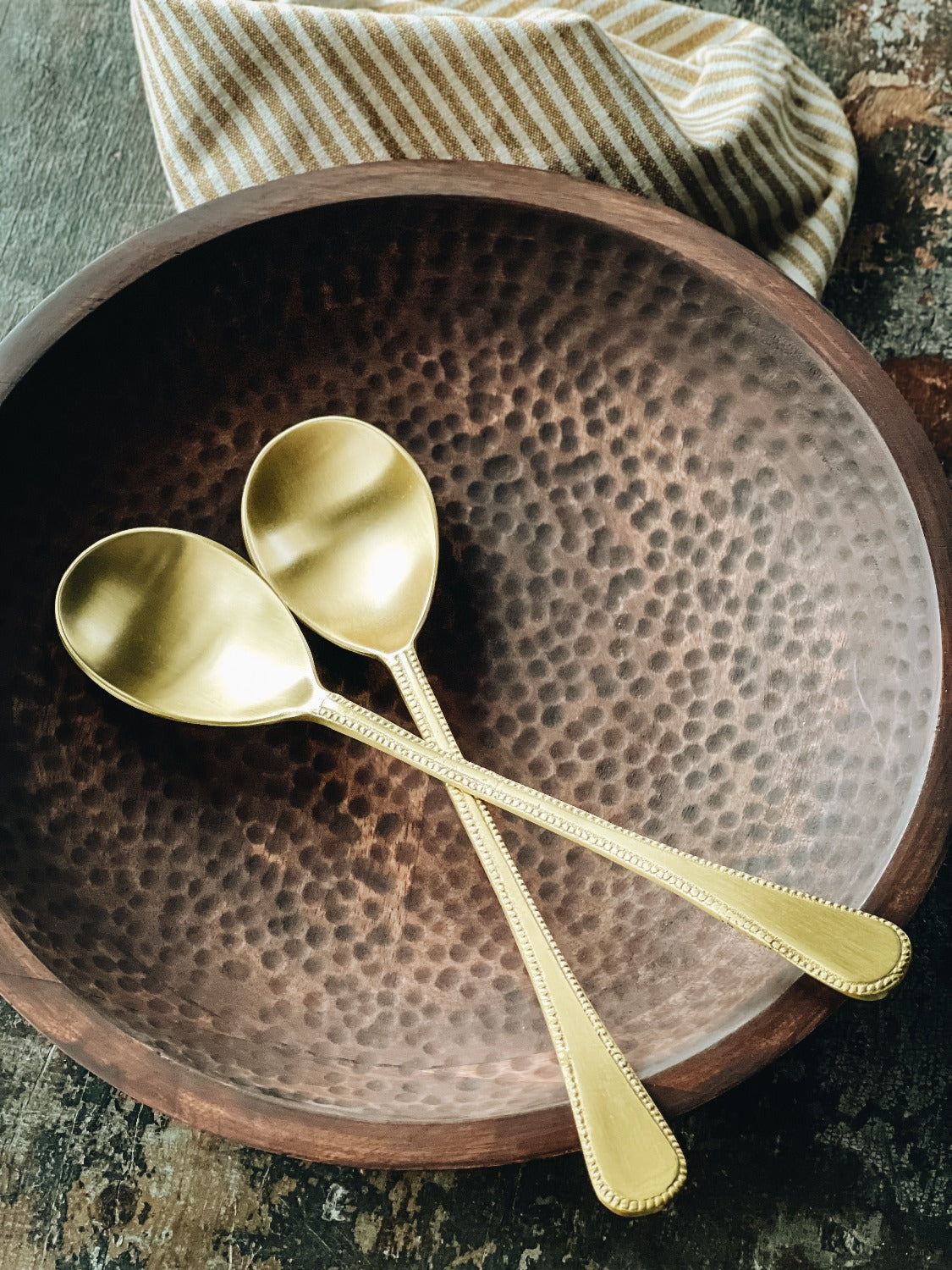 Brass Serving Spoon