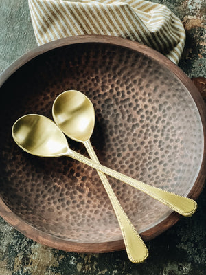 Brass Serving Spoon