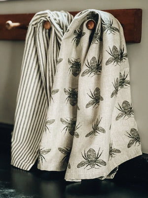 Rustic Bee Tea Towel Set