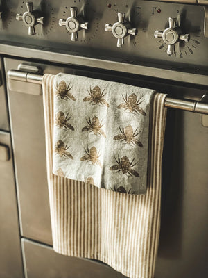 Rustic Bee Tea Towel Set