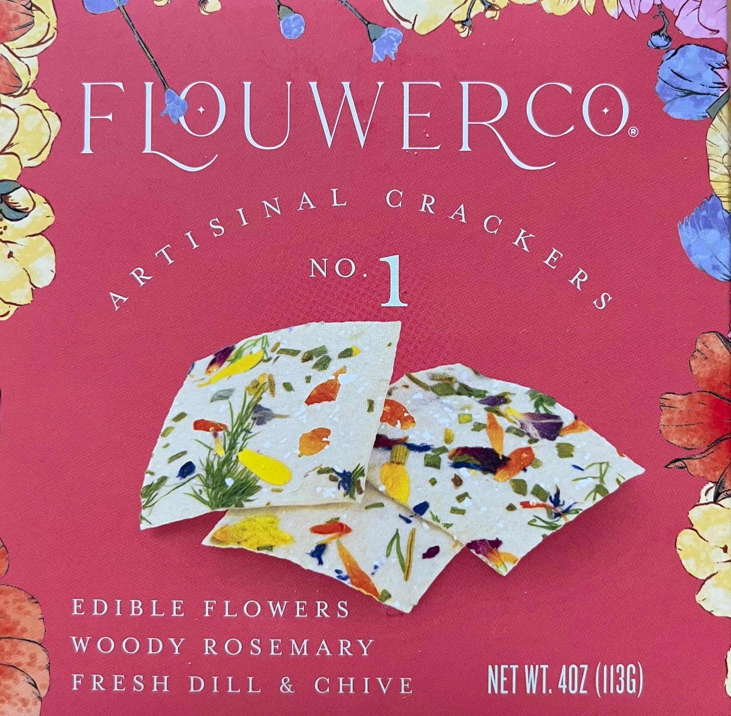Dried Flower Crackers