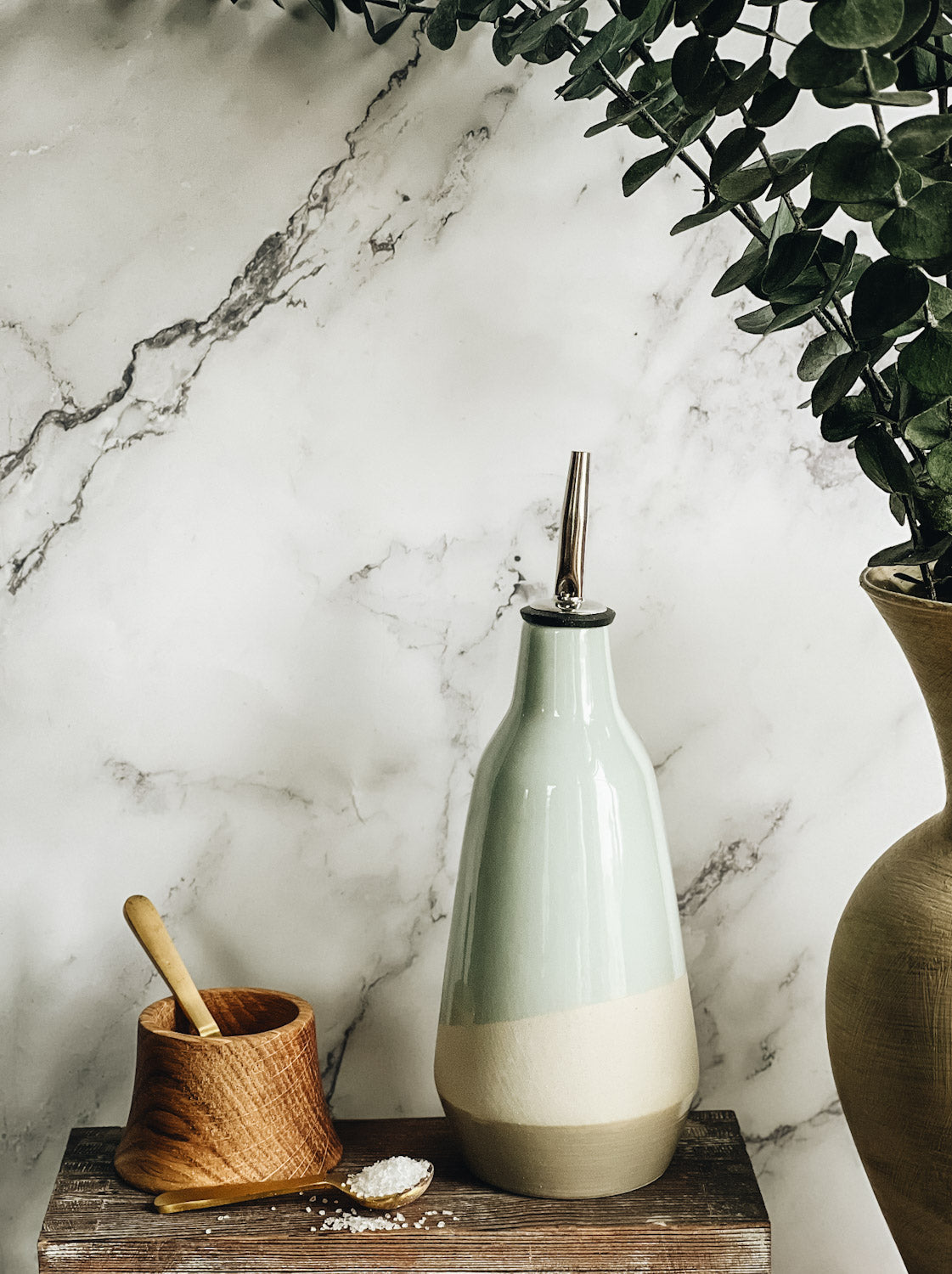 Ceramic Olive Oil/ Vinegar Dispenser