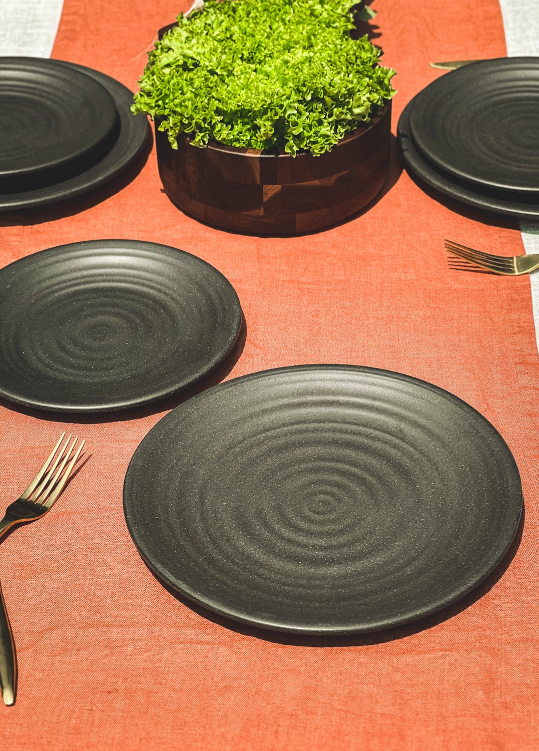 Charcoal Bamboo Dinner Plate