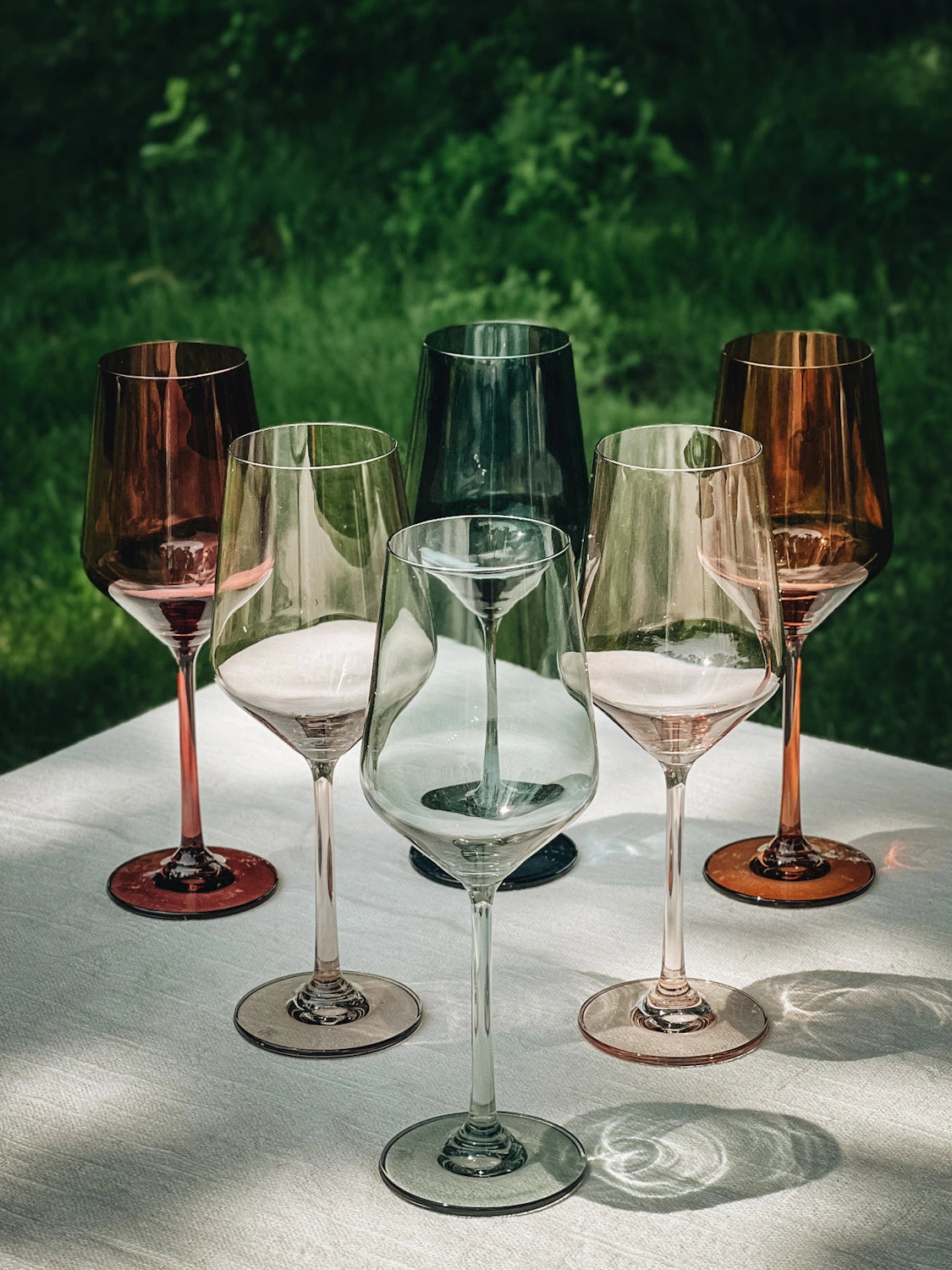 Pine Cone Wine Glasses - Set of 12