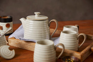 Stoneware Tea Cup Set of 2