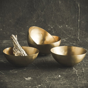 Small Bronze Bowls Set of 4