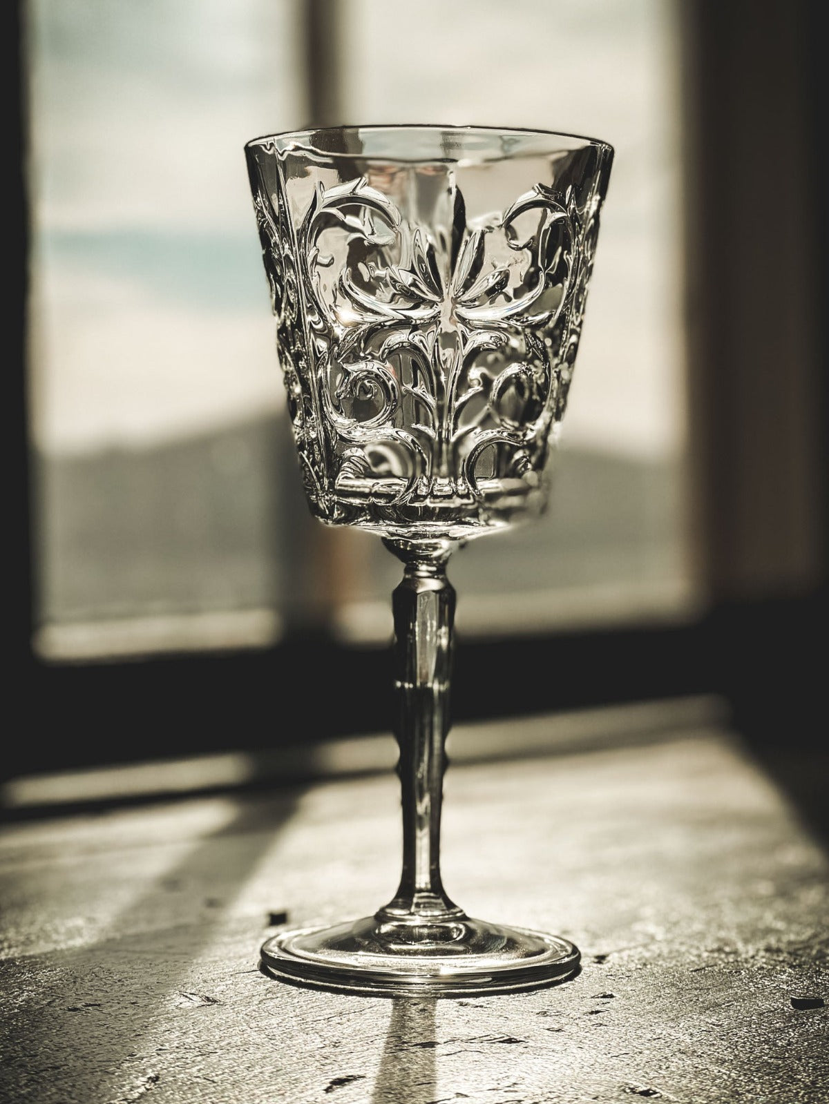 RCR Silver Wine Glasses