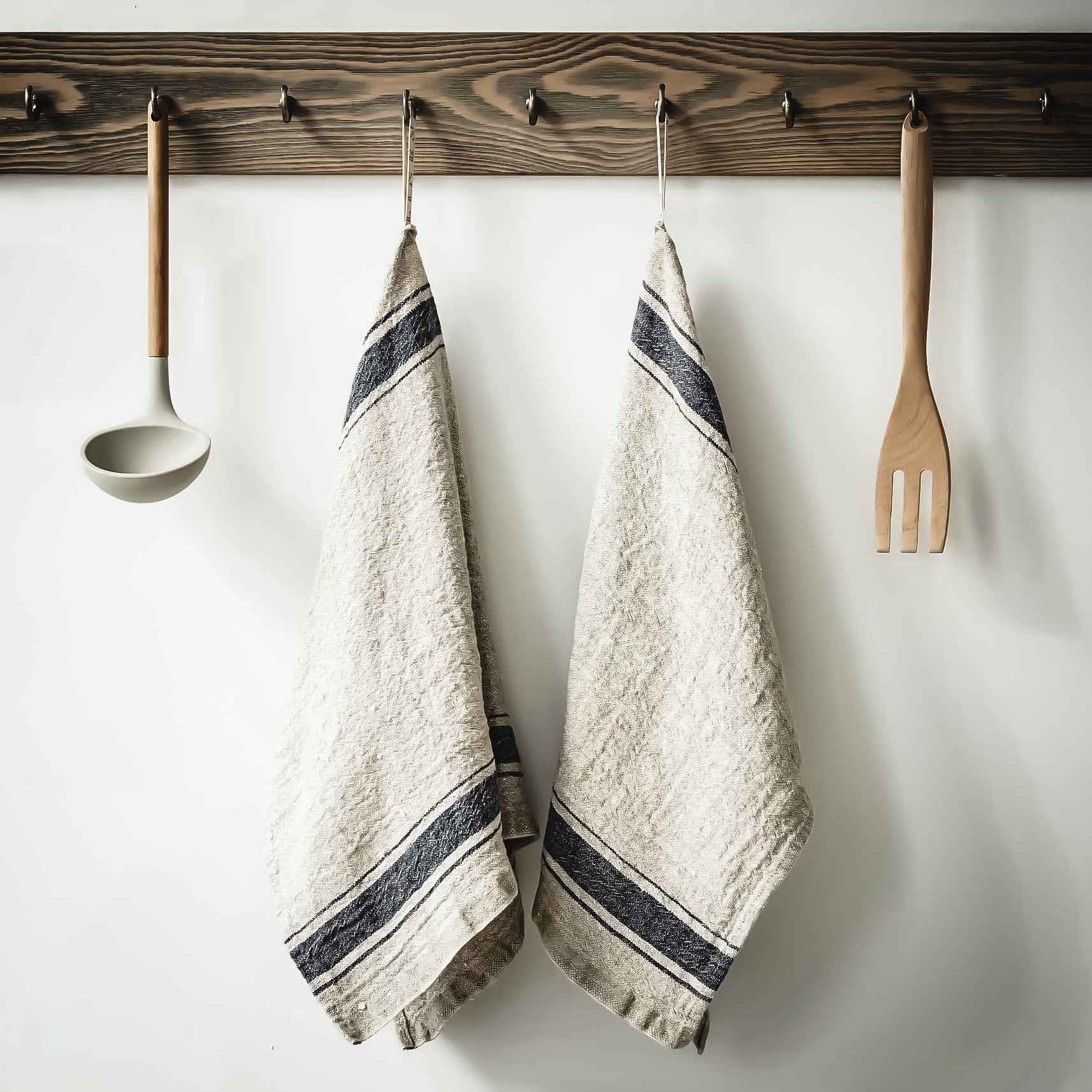 Linen Striped Kitchen Towel