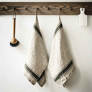 Linen Striped Kitchen Towel