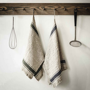 Linen Striped Kitchen Towel